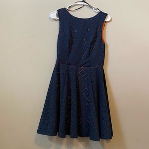 Orange/ Blue Dress!